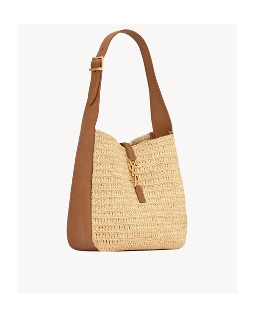 Saint Laurent Natural Le 5 À 7 Supple Small Shoulder Bag