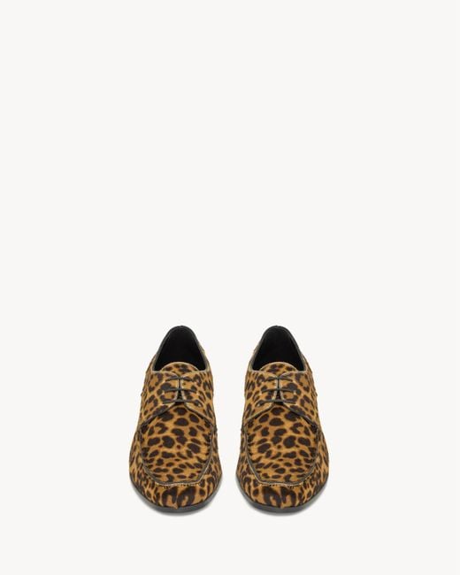 Saint Laurent Brown Etienne Derby Shoes for men