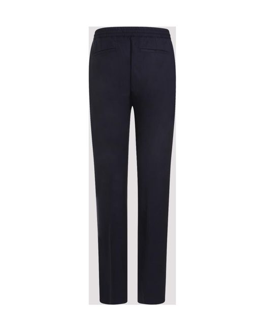 Berluti Blue Elastic Waist Casual Pants for men