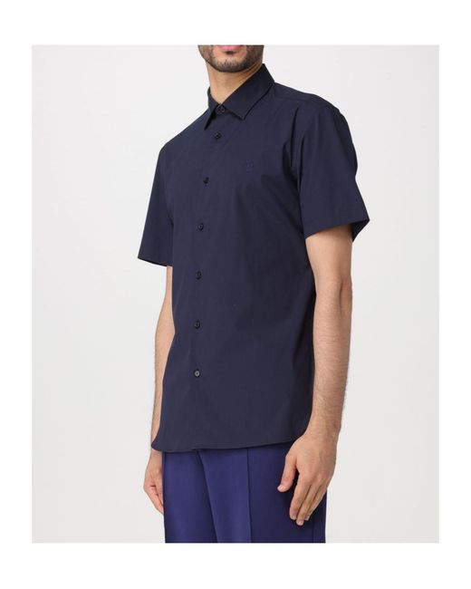 Burberry Black Short Sleeved Buttoned Shirt for men