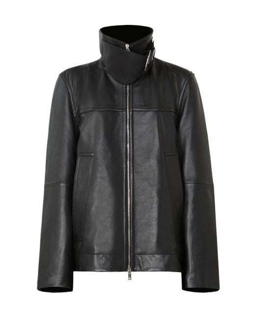 Sportmax Black High-Neck Zipped Jacket