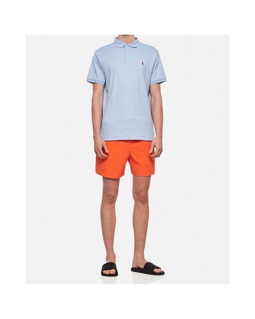 Ralph Lauren Blue Polo Classic Polo Shirt for men