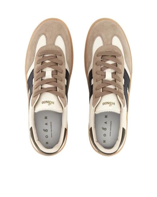 Hogan Multicolor Low-Top Sneakers With Suede And Smooth Texture for men