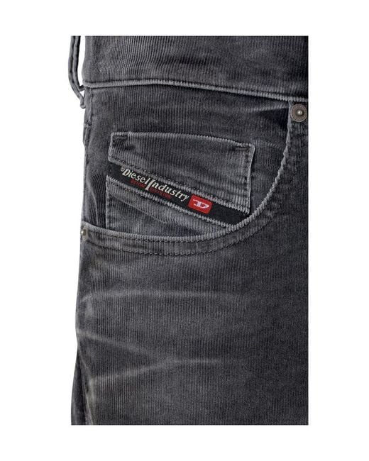 DIESEL Gray Slim-Fit Jeans for men