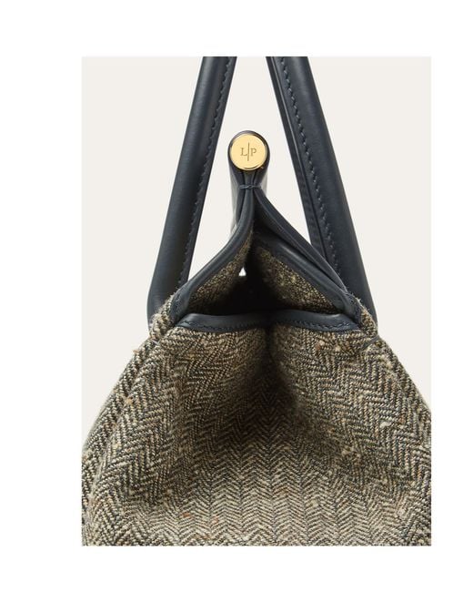 Loro Piana Black Loom Bag L25