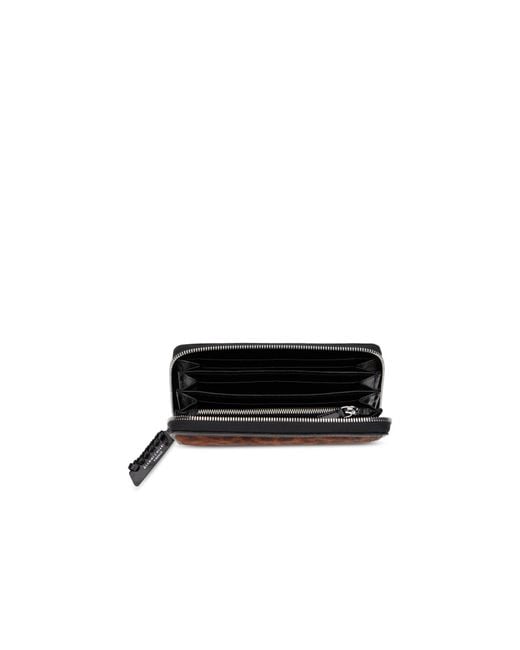 Gianni Chiarini Brown Animal-Print Wallet