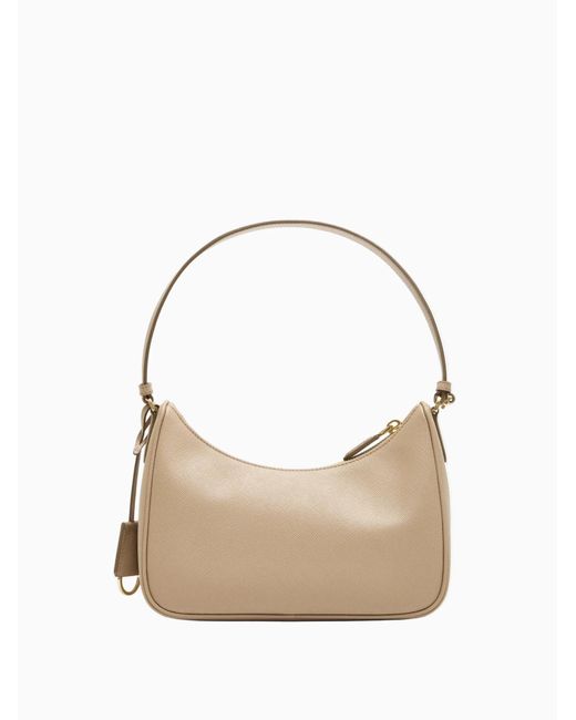 Prada Natural Zipper Handbag