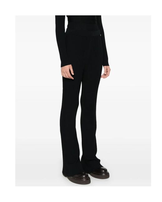 Twinset Black Flared Trousers