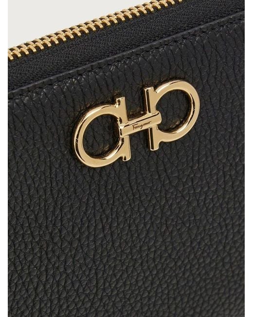Ferragamo Black Logo Wallet