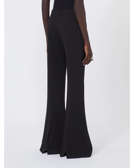 Sportmax Black Fragola Flared Pants