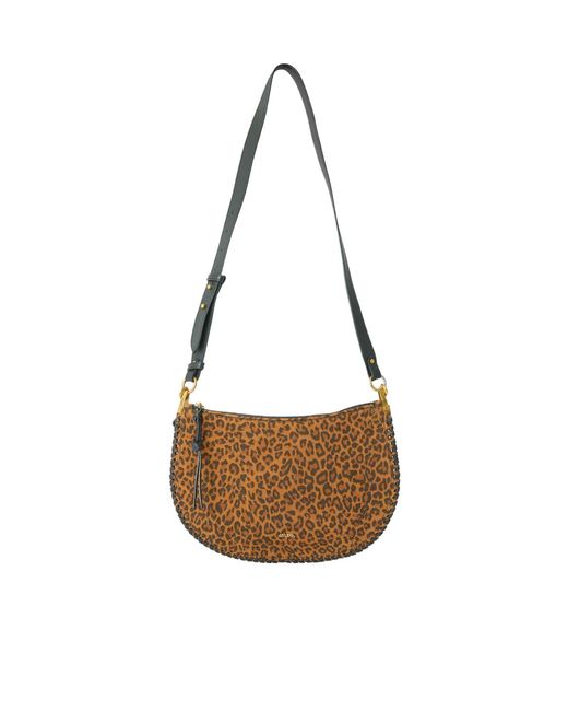 Isabel Marant White Oskan Soft Zipped Shoulder Bag