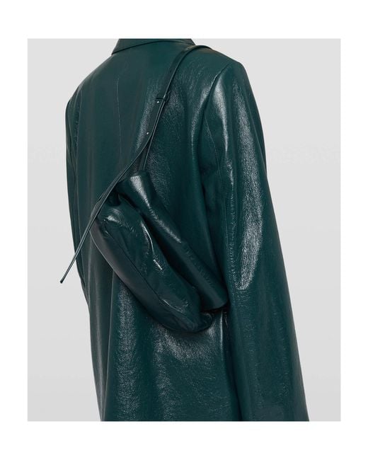 Jil Sander Blue Rollup Small Shoulder Bag
