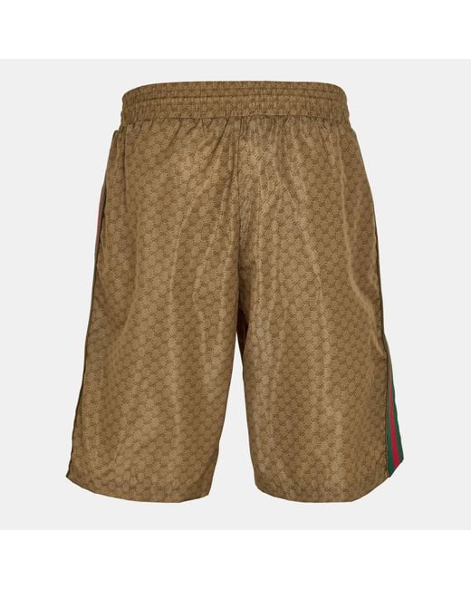 Gucci Green Quickdry Swim Shorts for men