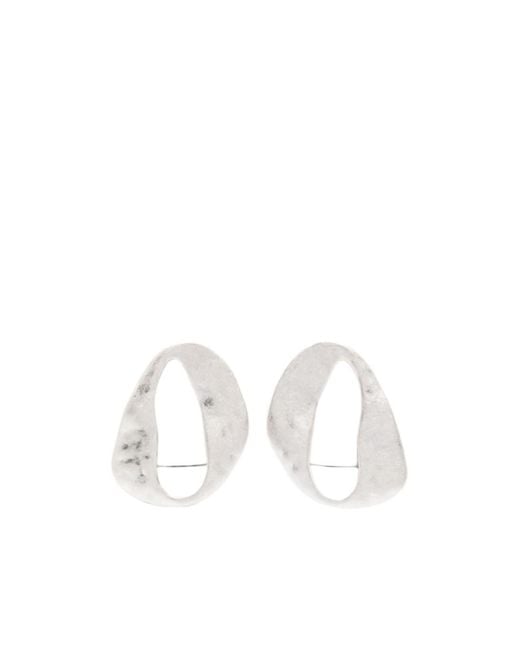 Cult Gaia White Irregular Earrings