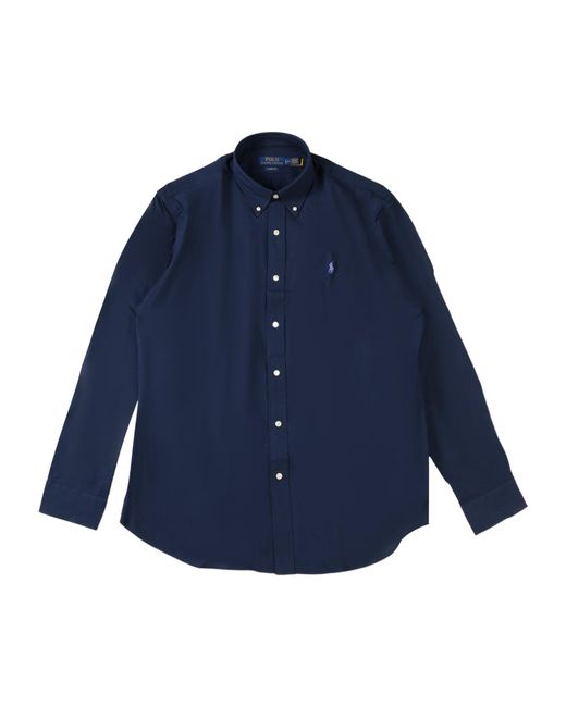 Polo Ralph Lauren Long Sleeve Woven Shirt in Blue for Men | Lyst
