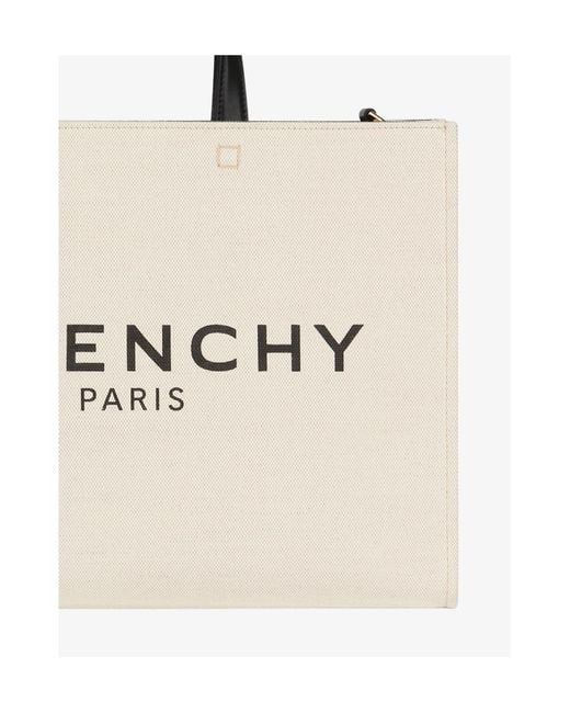 Givenchy Natural Logo Printed Tote Bag