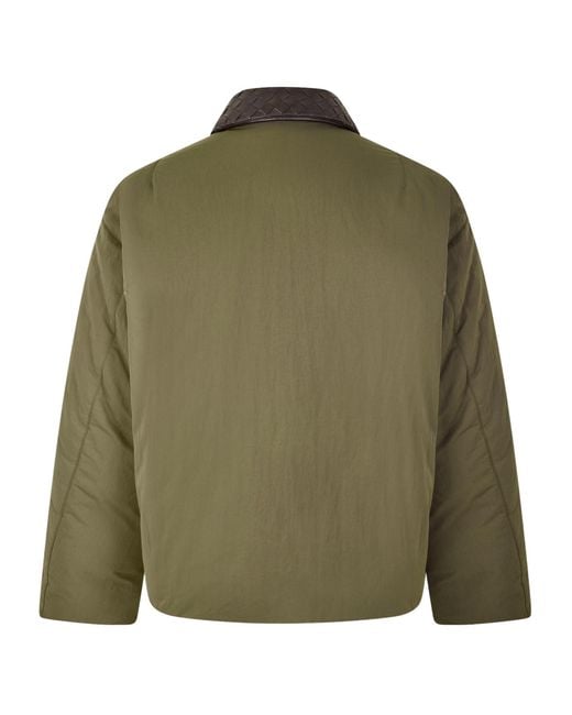 Bottega Veneta Green Quilted Jacket for men