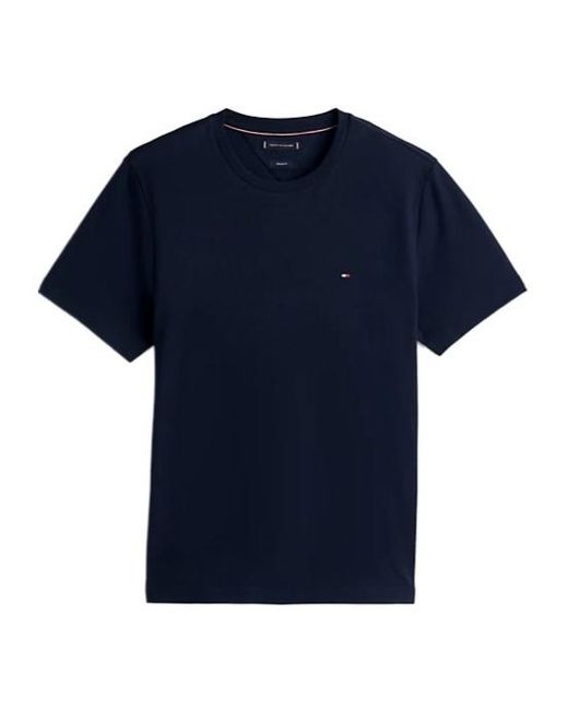 Tommy Hilfiger Blue Cotton T-Shirt for men