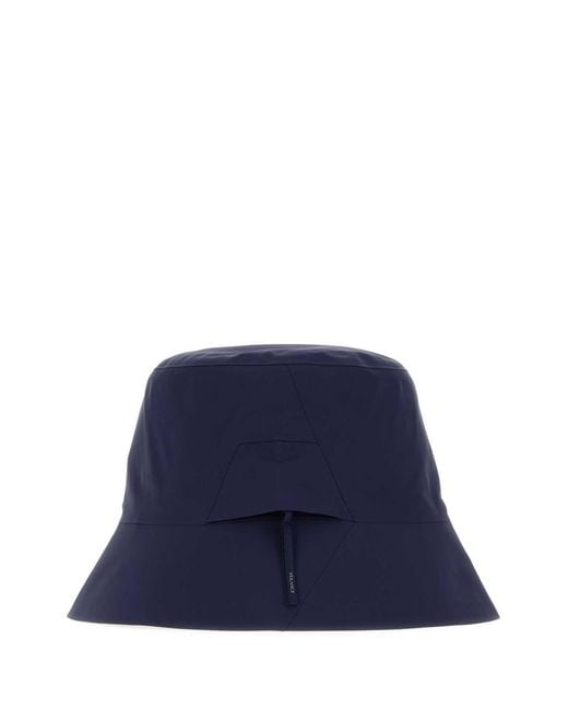 Veilance Blue Packable Bucket Hat for men