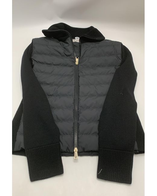 Moncler Black Padded Zip-Up Padded Jacket