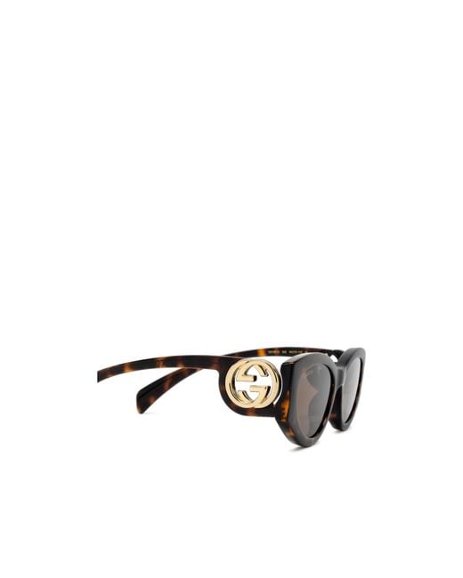 Gucci Multicolor Eyewear Cat-Eye Frame Sunglasses