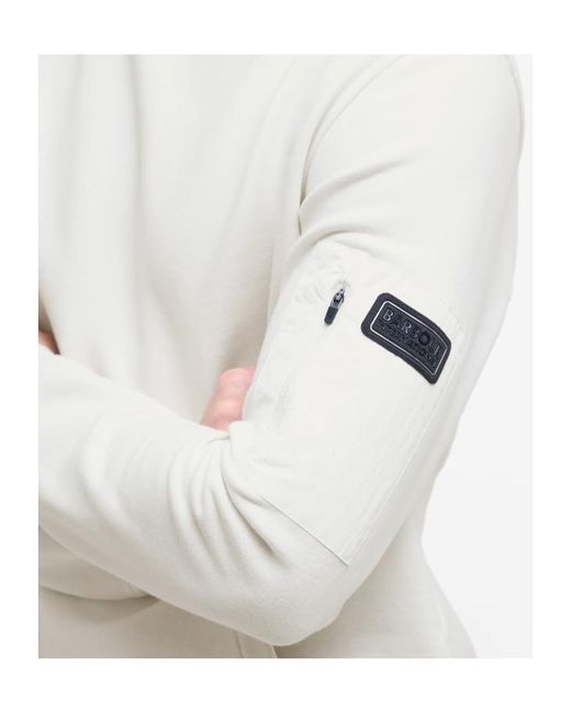 Barbour White Ewan Hoodie for men