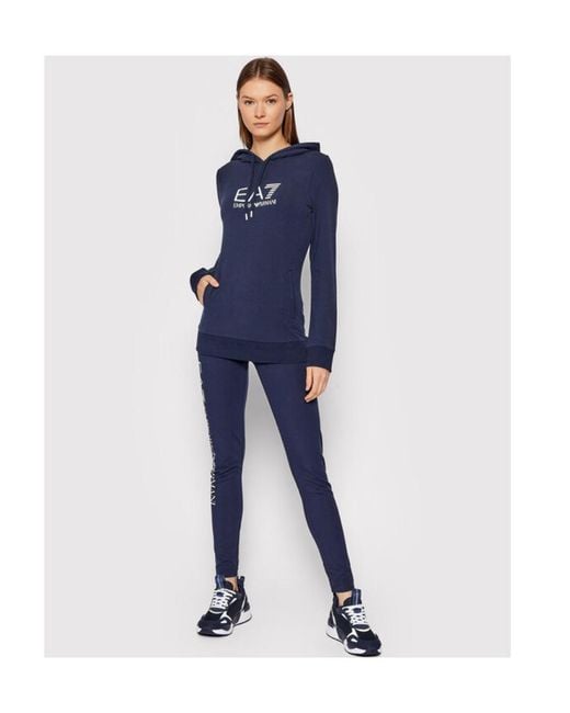 EA7 Blue Logo Details Sweater
