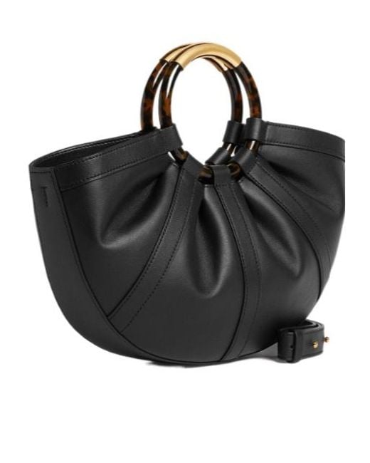 Coccinelle Black Shell Medium Tote Bag