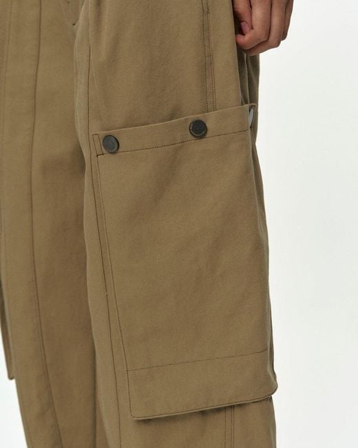 ANDERSSON BELL Green Patchwork Cargo Pants