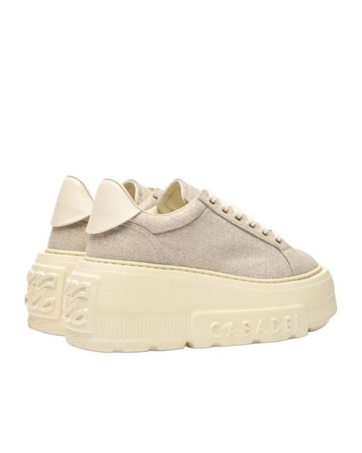 Casadei Natural Nexus Solar Eclipse Lace-Up Sneakers