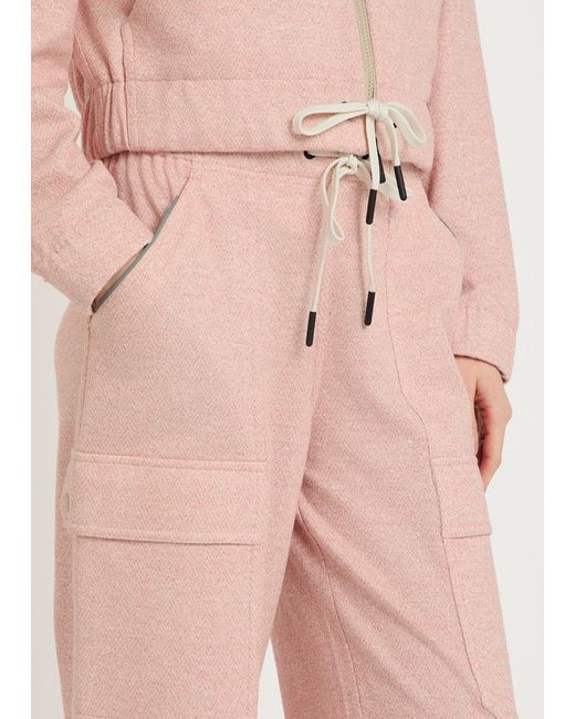 Moncler Pink Drawstring Waist Sweatpants