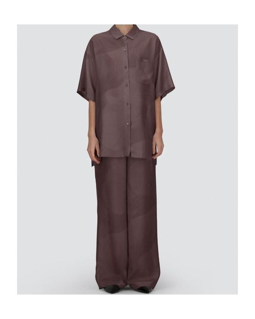 Herno Purple Resort Shirt