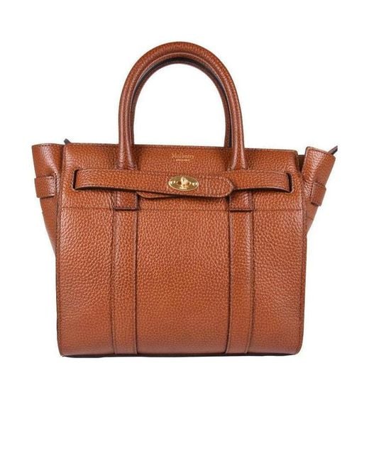 Mulberry Brown Small Tote Bag