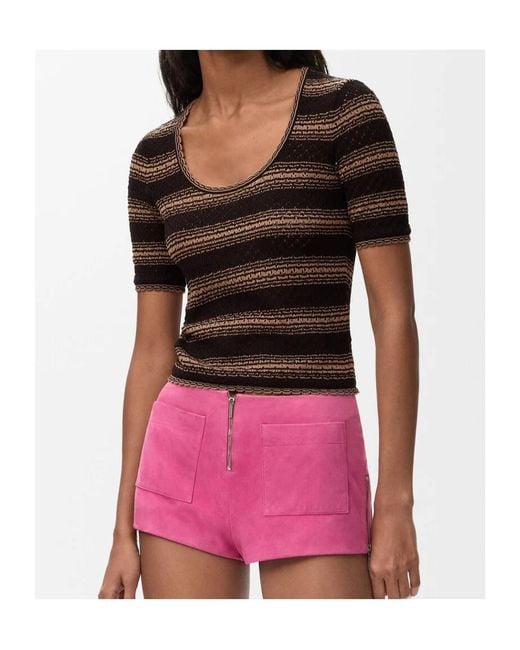 Loewe Black Short Sleeve Sweater