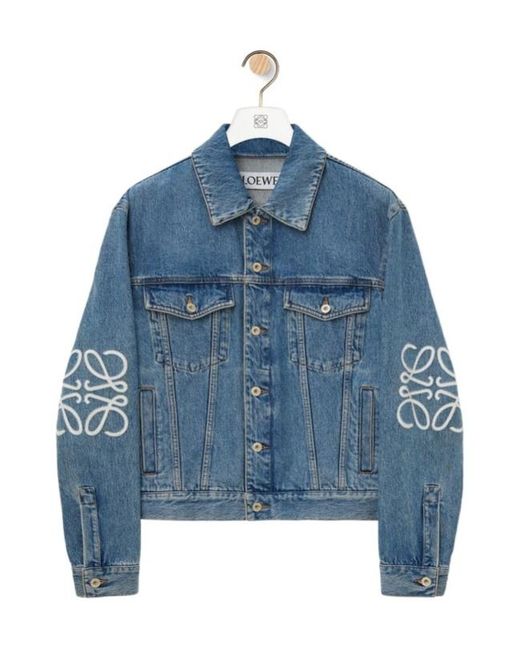 Loewe Blue Anagram Jacket for men
