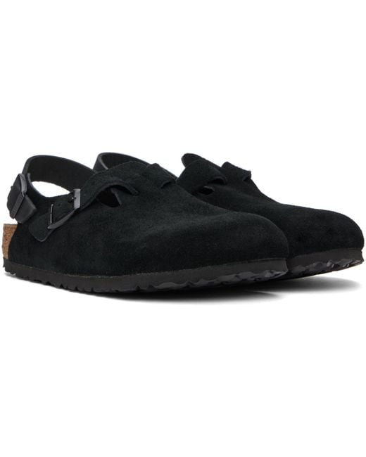 Birkenstock Black Tokio Side-Buckle Slingback Sandals for men