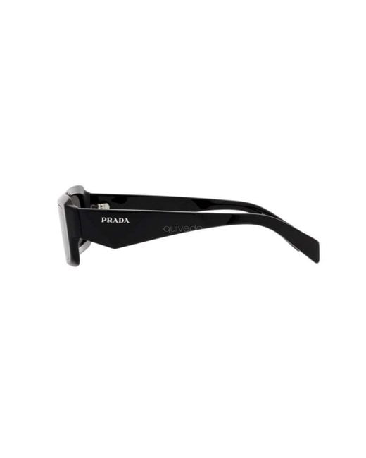 Prada White Eyewear Rectangular Frame Sunglasses for men