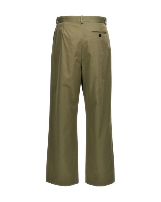 Loewe Green Pleated Trousers for men
