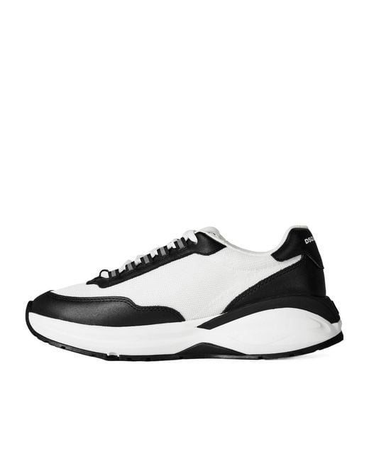 DSquared² Black Dad Sneakers for men