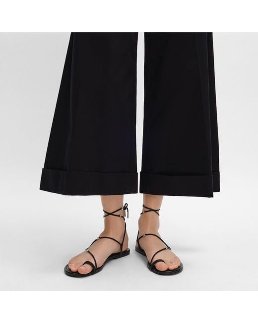 Céline White Spiral Sandal