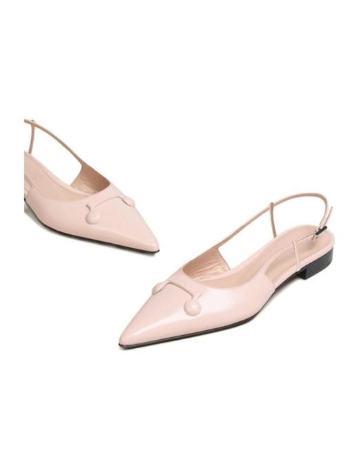 Marni Multicolor Leather Trunkaroo Pointed Toe Slingback