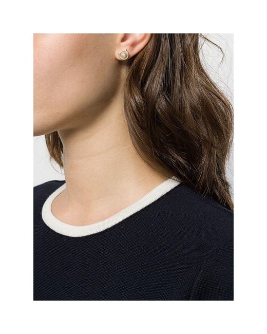 Ferragamo Metallic Ferragamo Embellished Stud Earrings