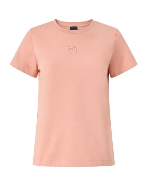 Pinko Pink Appliqud T-Shirt