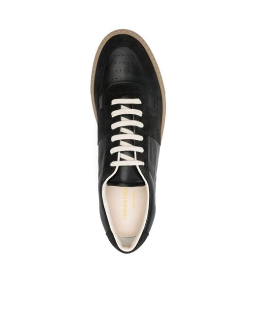 Common Projects Black Bball Duo Leather Sneakers for men