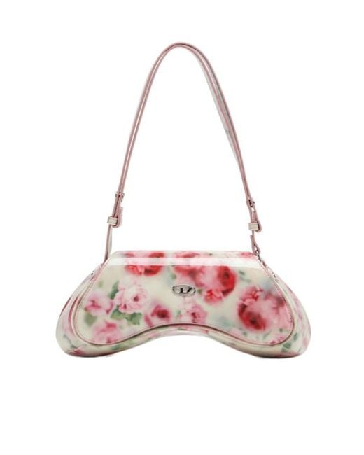DIESEL Pink Shoulder Bags
