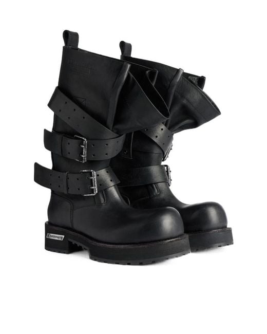 Balenciaga Black Venom High Boots for men