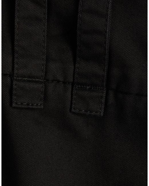 Saint Laurent Black Simple Solid-Color A-Line Skirt