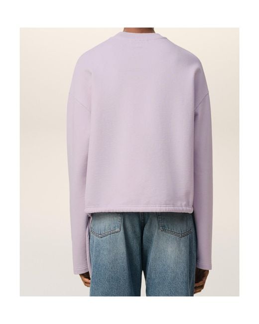 AMI Purple Ami Ami De Coeur Sweatshirt