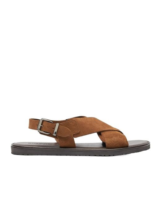Scarosso Brown Massimo Sandals for men