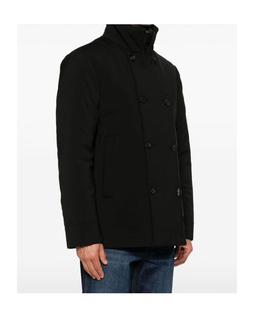 Peuterey Black Detachable-Bib Jacket for men